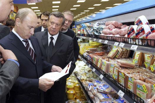 Путин в магазине